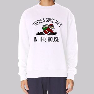 Funny Santa Hoes in This House Sweatshirt Funny Santa Hoes in This House Sweatshirt