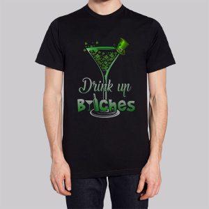 Funny St Patricks Day Drink up Bitches Sweatshirt 3