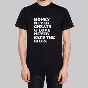 Funny Text Money Never Cheats Sweatshirt 3