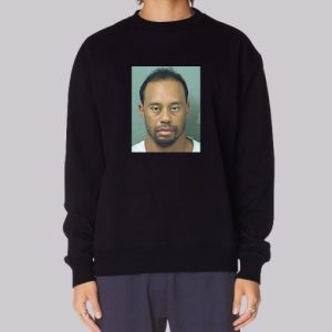 Funny Tiger Woods Mugshot Sweatshirt 4