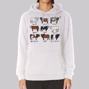 Funny Various Types Cow Print Sweatshirt