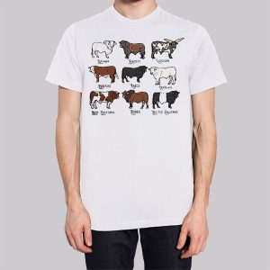 Funny Various Types Cow Print Sweatshirt 2 Funny Various Types Cow Print Sweatshirt 3