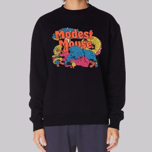 Funny Vintage Modest Mouse Logo Sweatshirt