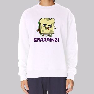Funny Zombie Sandwich Grain Puns Sweatshirt