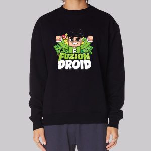 Fuziondroid Merch Graphic Minecraft Sweatshirt 1
