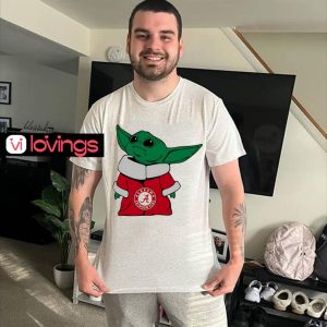 Alabama Crimson Tide Baby Yoda shirt