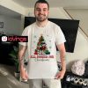All Booked for Christmas tree shirt