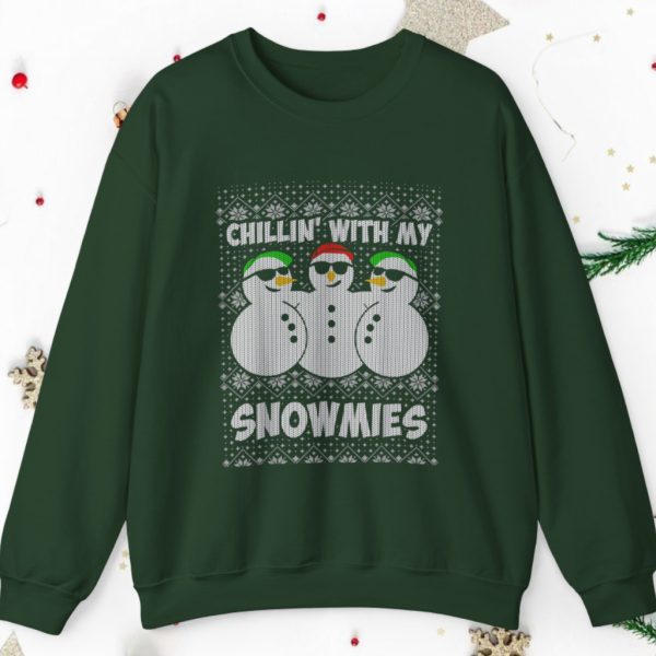 Chillin’ With My Snowmies Christmas Sweatshirt