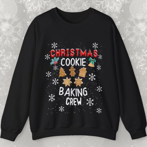 Christmas Cookie Baking Crew Cookie Exchange Santa Sweatshirt