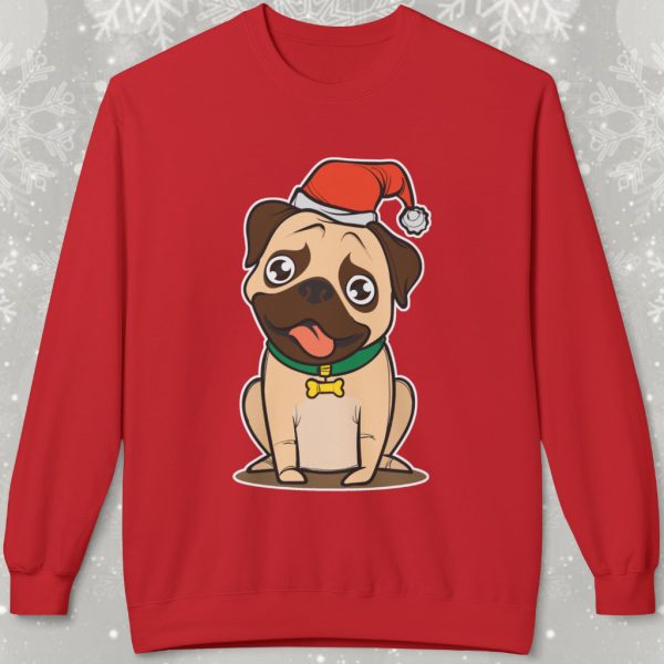 Christmas Santa Pug Sweatshirt