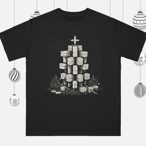 Crossword Puzzles Christmas Graphic T-Shirt