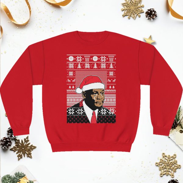 Crying Jordan Ugly Christmas Sweatshirt