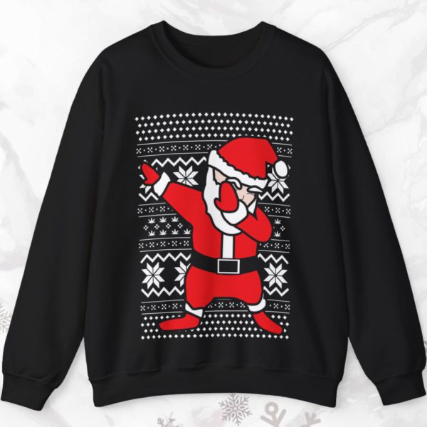 Dabbin’ Santa Ugly Christmas Sweatshirt