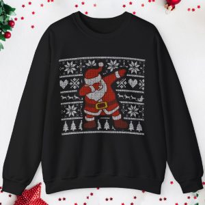 Dabbing Santa Ugly Christmas Sweatshirt
