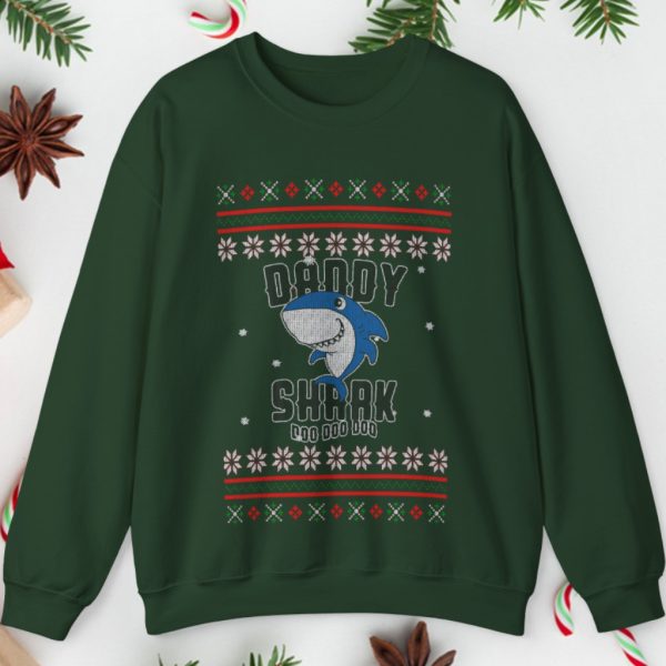 Daddy Shark Ugly Christmas Sweatshirt