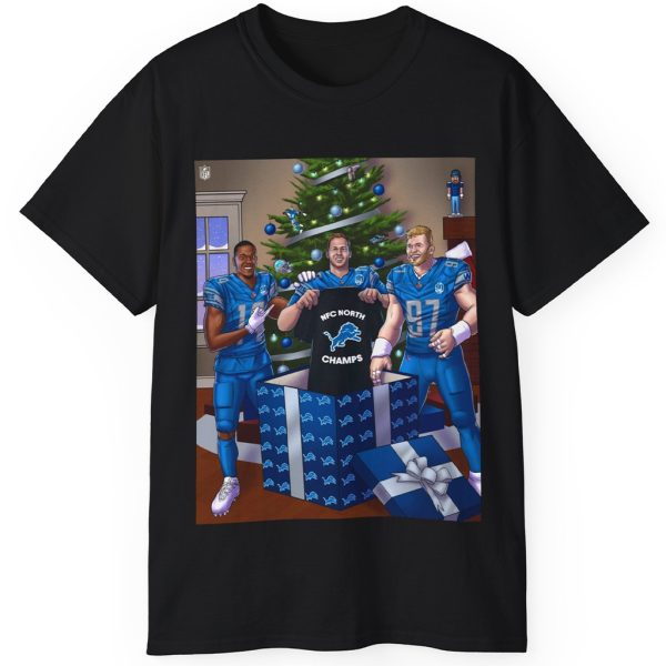 Detroit Lions NFC North Champions Shirt The Best Holiday Gift