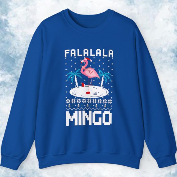 Fa La La Flamingo Ugly Christmas Sweatshirt