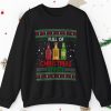 Full Of Christmas Spirits Drinking Ugly Xmas Sweatshirt