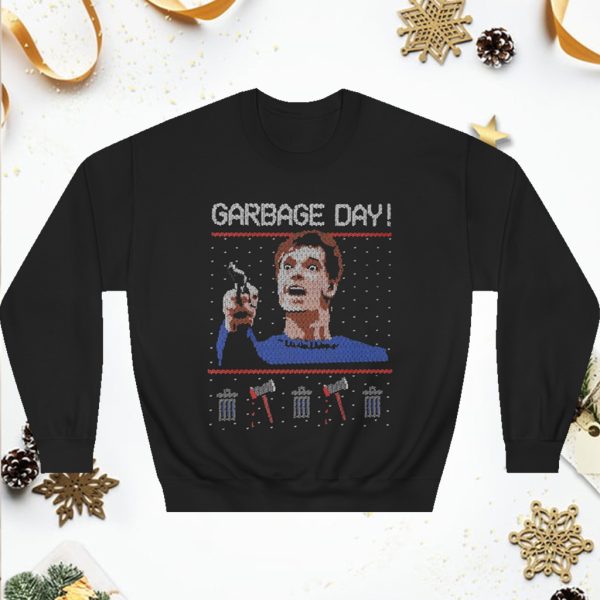 Garbage Day Ugly Christmas Sweatshirt