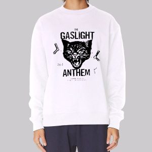Gaslight Anthem Merch Cat Sweatshirt 1