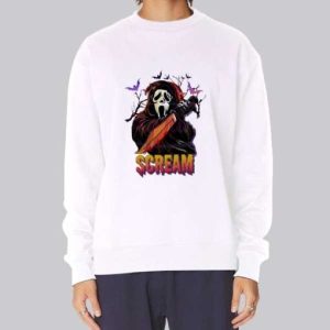 Ghost Face Vintage Scream Sweatshirt 3 Ghost Face Vintage Scream Sweatshirt 4