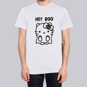 Ghost Hello Kitty Hey Boo Sweatshirt 3