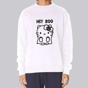 Ghost Hello Kitty Hey Boo Sweatshirt 4