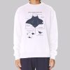 Giant Oceanic Manta Ray Anatomy Funny Sweatshirt