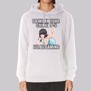 Go Work Your Cringe 9 5 Anime Sweatshirt