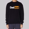 Graphic Black Dad Bod Sweatshirt