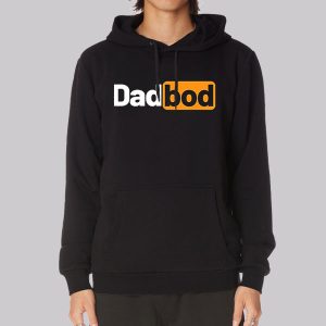 Graphic Black Dad Bod Sweatshirt
