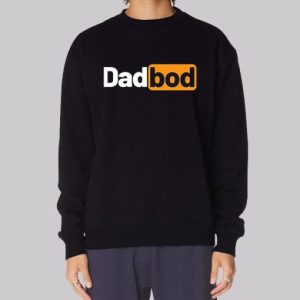 Graphic Black Dad Bod Sweatshirt 3 Graphic Black Dad Bod Sweatshirt 4