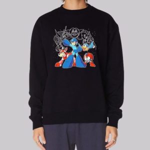 Graphic Merch Mega Man Sweatshirt 3 Graphic Merch Mega Man Sweatshirt 4