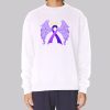 Graphic Ribbon Wings for Life Sweatshirt