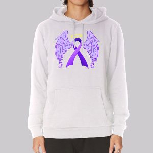Graphic Ribbon Wings for Life Sweatshirt