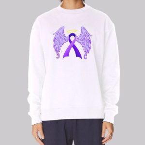 Graphic Ribbon Wings for Life Sweatshirt 3 Graphic Ribbon Wings for Life Sweatshirt 4