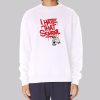 Graphic Text I Hate School Sweatshirt