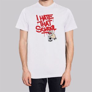 Graphic Text I Hate School Sweatshirt 2 Graphic Text I Hate School Sweatshirt 3
