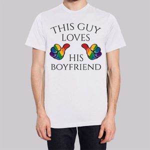 Guy Loves Gay Boyfriend Sweatshirt 3