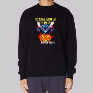 Halloween Moon Shirt Waffle House Sweatshirt 4
