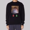 Hamster Staring at Camera Sweatshirt