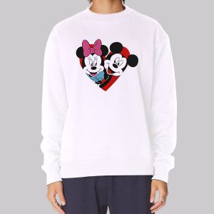 Happily in Love Mickey and Minnie Sweatshirt Happily in Love Mickey and Minnie Sweatshirt