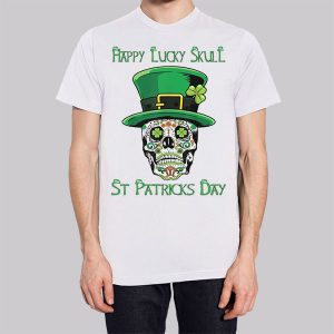 Happy Day St Patrick's Skull Sweatshirt 2 Happy Day St Patricks Skull Sweatshirt 3