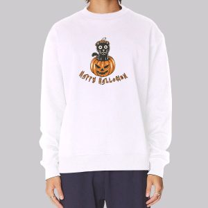 Happy Dog Halloween Sweatshirt Happy Dog Halloween Sweatshirt