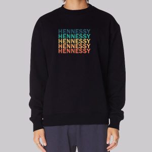 Hennything Is Possible Logo Hennessy Sweatshirt Hennything Is Possible Logo Hennessy Sweatshirt