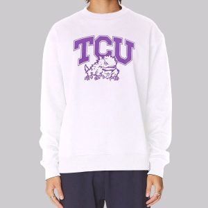 Horned Frogs Initials Mascot Tcu Sweatshirt