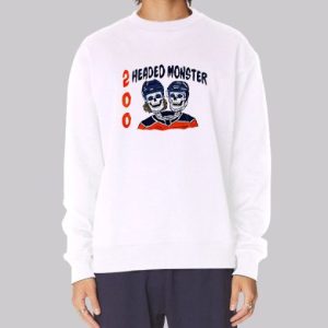 Horror 2 Headed Monster Sweatshirt 4