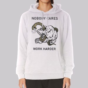 Horror Art Nobody Cares Work Harder Sweatshirt