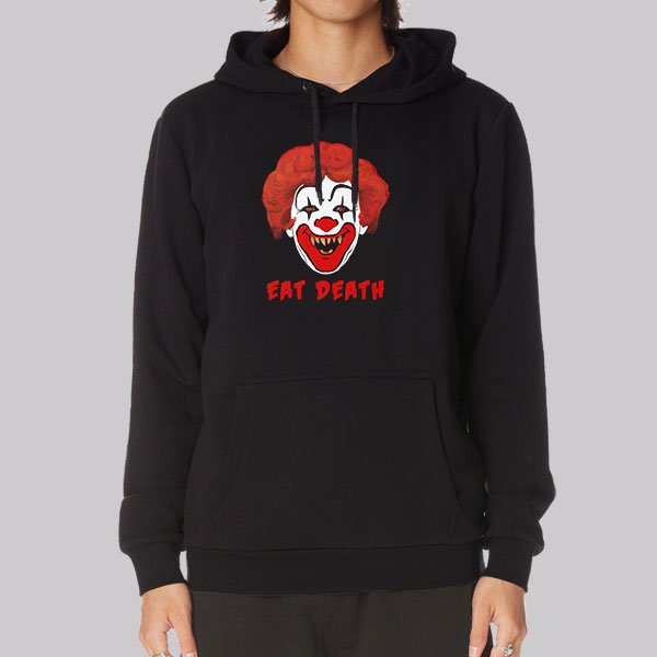 Horror Clown Eat Death Sweatshirt Horror Clown Eat Death Sweatshirt