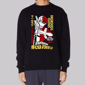 Hot Shoto Todoroki Anime Character Sweatshirt Hot Shoto Todoroki Anime Character Sweatshirt